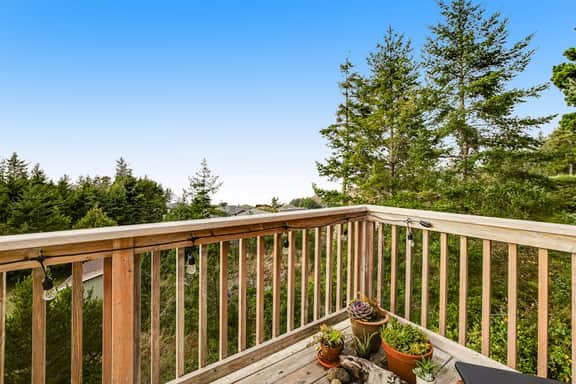 Dog friendly home with ocean views deck washer dryer grill and fireplace