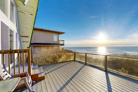 Dog friendly A frame cottage oceanfront with ocean views and two blocks from beach - Image 2
