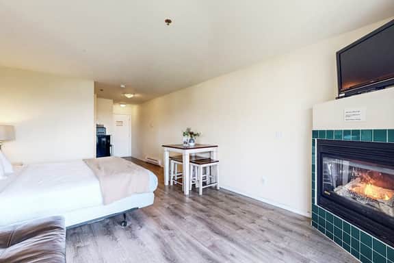 Lower Level Oceanview Studio with Balcony and Close Beach Access Dogs OK