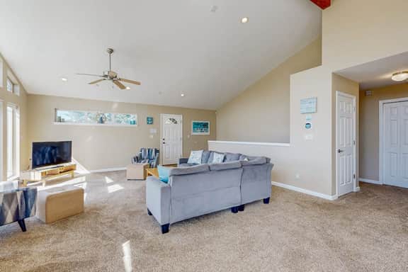 Ocean side home steps from sand dog friendly