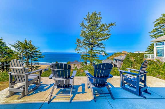 Spacious ocean view home with wood fireplace grill and deck dog friendly - Image 2