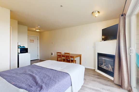 Romance awaits with ocean views and sandy shores at this dog friendly studio