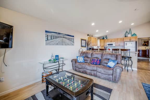 Just Across Street from Beach Ocean Views and Bright Interior Dog friendly