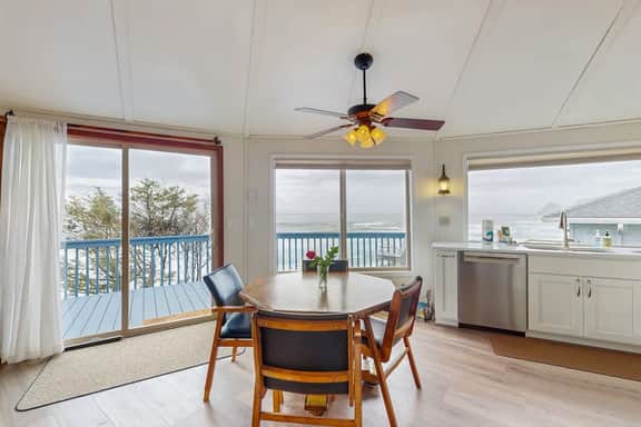 Dog friendly oceanfront home with private hot tub sauna and incredible view