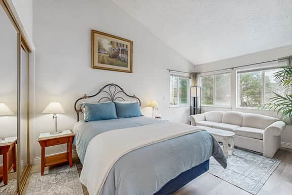 Waterfront house with bay and ocean views large deck and quiet location