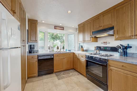 Waterfront house with bay and ocean views large deck and quiet location