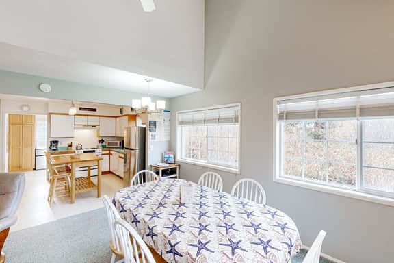 Cozy family home away from home dog friendly with nearby beach access and hot tub
