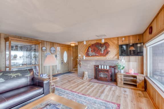 Dog friendly home with balcony porches and top of the world ocean views