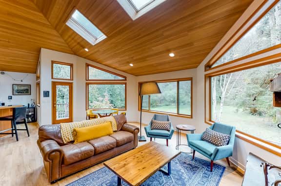Luxury Riverfront Home with Several Acres Hot Tub and Swimming Holes Dogs OK - Image 2