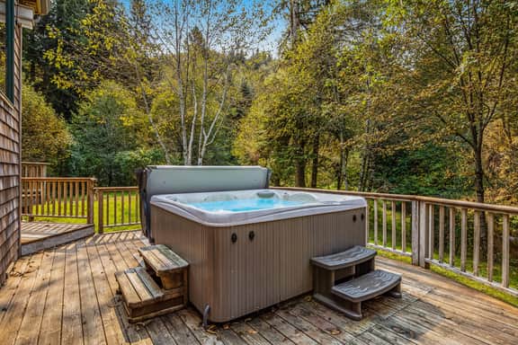 Luxury Riverfront Home with Several Acres Hot Tub and Swimming Holes Dogs OK - Image 4