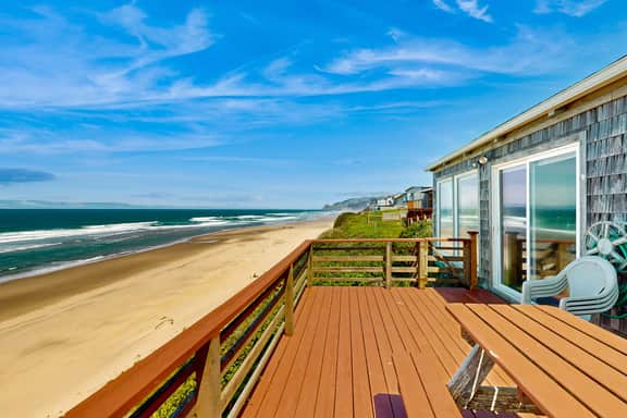 Ocean front home with spacious deck and beach access near shops and restaurants - Image 3