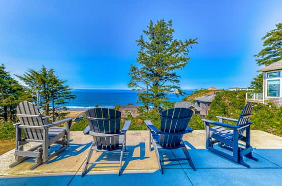Spacious ocean view home with wood fireplace grill and deck dog friendly - Image 2