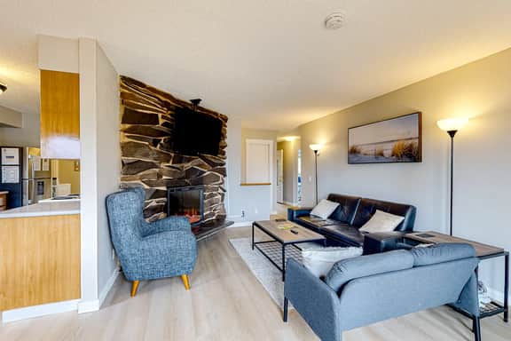 Water view retreat with scenic deck grill yard fireplace board games and with D - Image 4