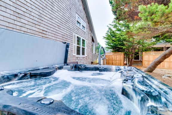 Sunny Beach House with Private Hot Tub Firepit and Tons of Space Dogs OK - Image 2