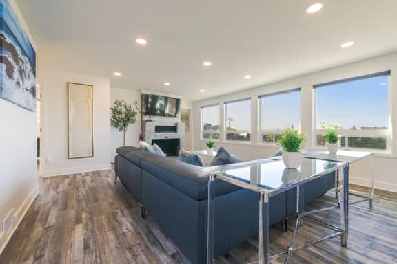 Renovated lake ocean view retreat with hot tub outdoor living and fireplace - Image 3