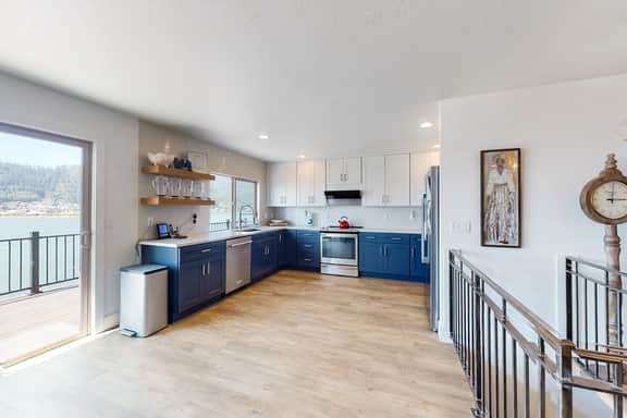 Bayview home with a deck overlooking the locally famous Ghost Hole fishing spot - Image 5