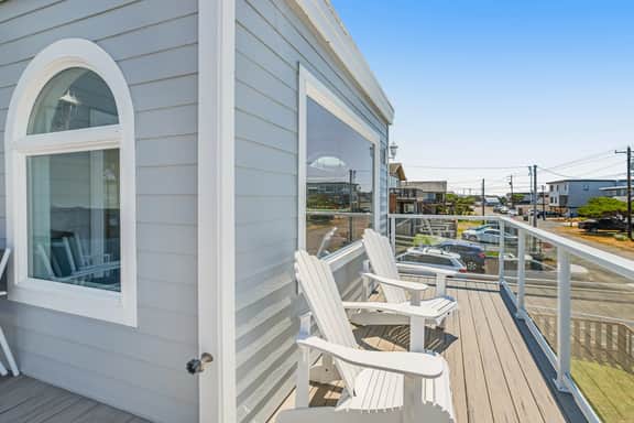 Dog friendly ocean view home with deck and enclosed yard 1 block to beach - Image 2