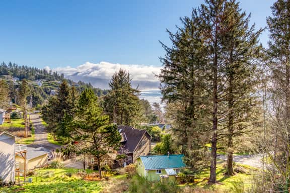 Contemporary built dog friendly house with partial ocean views - Image 2