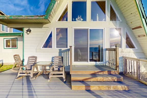 Dog-Friendly Oceanfront A-Frame with Coastal Views - Image 3