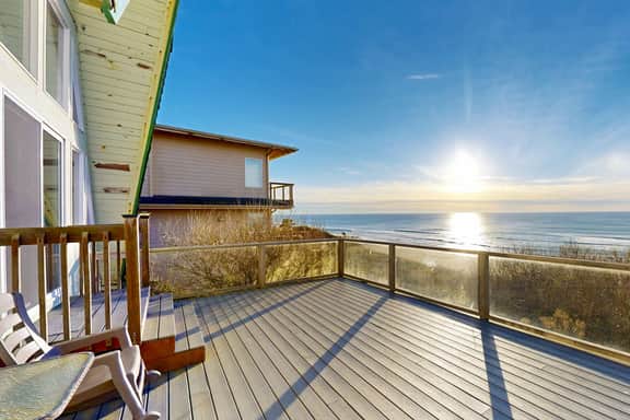 Dog-Friendly Oceanfront A-Frame with Coastal Views - Image 4