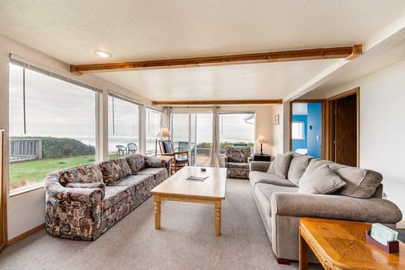 Dog Friendly Oceanfront Home with Easy Beach Access, Large Deck & Walk to Park - Image 1