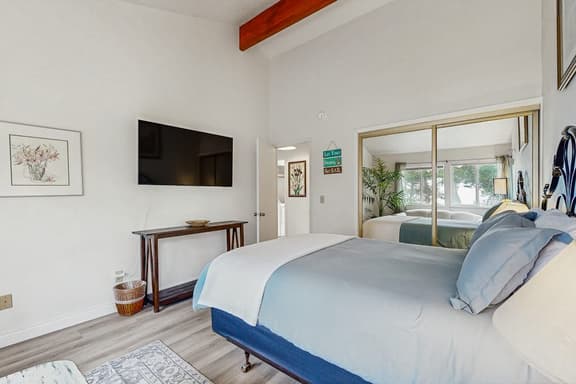 Waterfront house with bay and ocean views large deck and quiet location